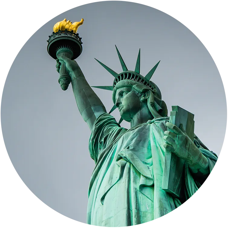 Statue of Liberty distressed texture, grunge style, vintage png